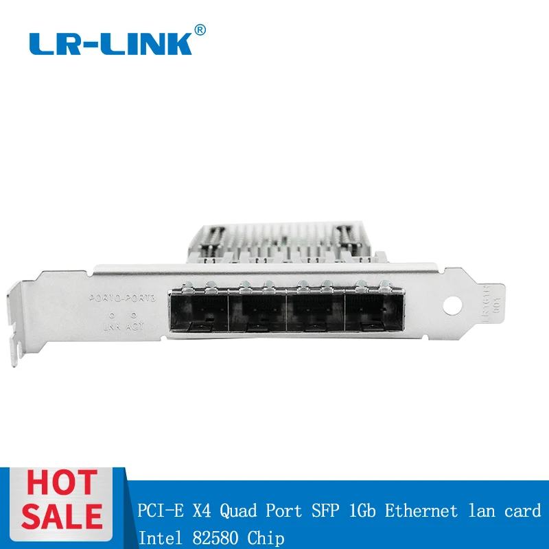 LR-LINK 9704HF-4SFP Gigabit Fiber Optic Ethernet PCI-Express 4X Quad Port Network Card Intel 82580 I340F4/ E1G44HF Compatible
LR-LINK 9704HF-4SFP Gigabit Fiber Optic Ethernet PCI-Express 4X Quad Port Network Card Intel 82580 I340F4/ E1G44HF Compatible