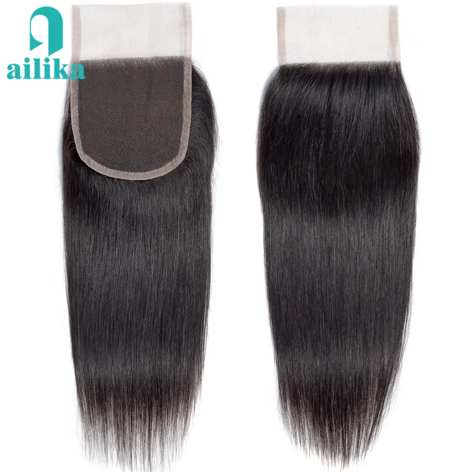 AILIKA Hair 4x4 Brazilian Straight Lace Closure 130% Density 100% Human Non Remy Hair Closure Free Middle Three Part Closure
AILIKA Hair 4x4 Brazilian Straight Lace Closure 130% Density 100% Human Non Remy Hair Closure Free Middle Three Part Closure