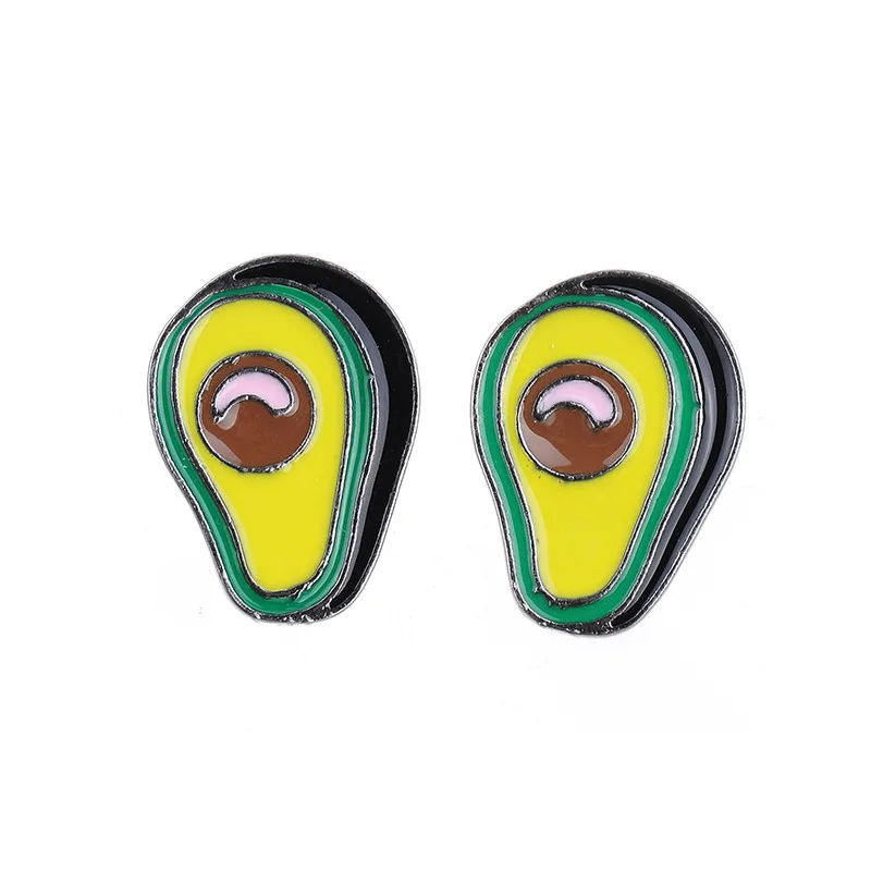 New Fashion Creative Cute Fruit Stud Earrings Small Fresh Avocado Alloy Stud Earrings for Women Leisure Travel Green Earrings
New Fashion Creative Cute Fruit Stud Earrings Small Fresh Avocado Alloy Stud Earrings for Women Leisure Travel Green Earrings