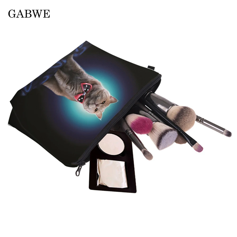 GABWE Black Shell Ctue Cat Make Up Bags 3D Printed Toileteries Bag Women Cosmetic Organizer For Makeup Bag Travel Pouch Polyeste
GABWE Black Shell Ctue Cat Make Up Bags 3D Printed Toileteries Bag Women Cosmetic Organizer For Makeup Bag Travel Pouch Polyeste