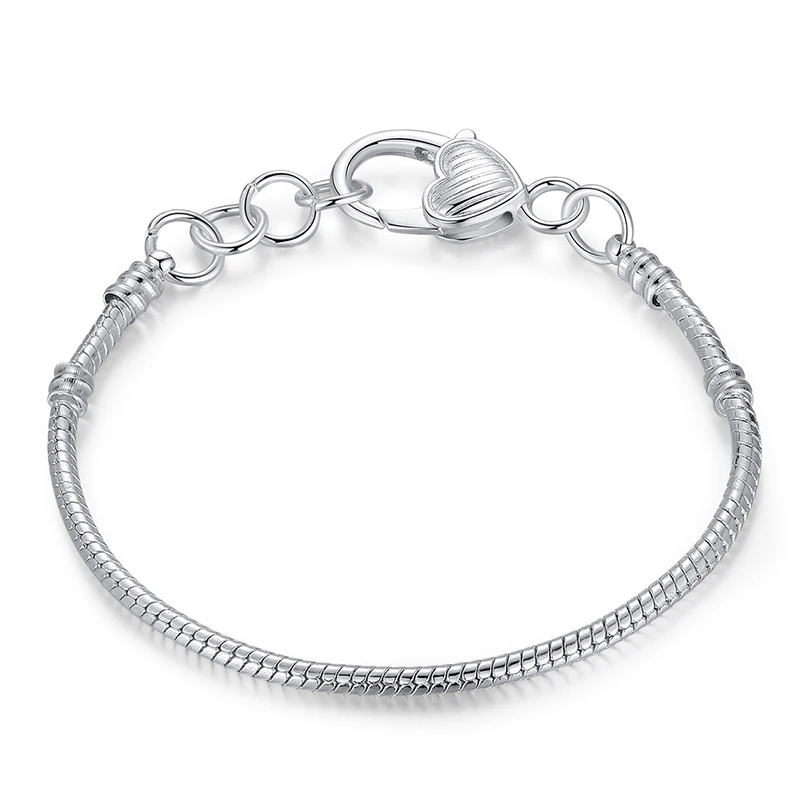 5 стиль 925 серебряных любовь цепи змейки и браслет 16 см 21 браслеты омар PA1104|snake chain