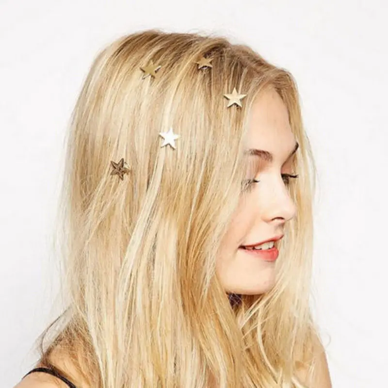 1/5/10Pcs Trendy Elegant Gold Star Spring Hair Clip Cute Women Girl Swirl Hair Pins Hair Styling Tools
1/5/10Pcs Trendy Elegant Gold Star Spring Hair Clip Cute Women Girl Swirl Hair Pins Hair Styling Tools