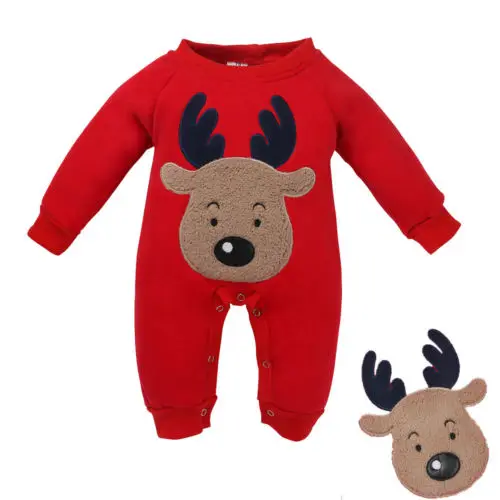 Newborn Baby Girls Boys Reindeer Warm Romper Jumpsuit Playsuit Clothes Outfits Size 0-24M
Newborn Baby Girls Boys Reindeer Warm Romper Jumpsuit Playsuit Clothes Outfits Size 0-24M