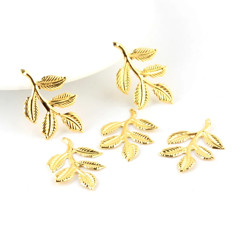 30Pcs Gold Leaves Filigree Wraps Connectors Charm Pendant Metal Crafts Connector for Jewelry Making DIY Accessories
30Pcs Gold Leaves Filigree Wraps Connectors Charm Pendant Metal Crafts Connector for Jewelry Making DIY Accessories