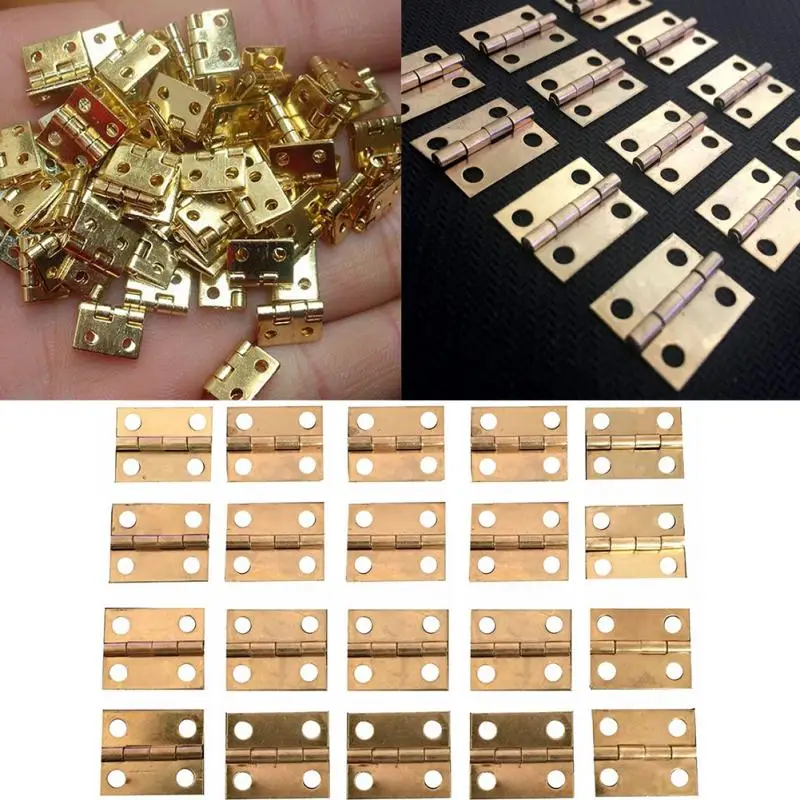 20pc/lot Copper 10x8MM Mini Cabinet Drawer Butt Hinge Copper Gold Small Hinge 4 Small Hole Hinges high quality
20pc/lot Copper 10x8MM Mini Cabinet Drawer Butt Hinge Copper Gold Small Hinge 4 Small Hole Hinges high quality