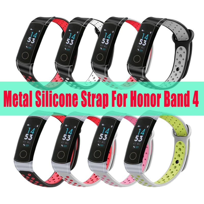 For Huawei Band 4 Strap Metal Connector Silicone Bracelet Huawei Honor Band 4 Smart Wristband Strap Rubber Replace Watch Band
For Huawei Band 4 Strap Metal Connector Silicone Bracelet Huawei Honor Band 4 Smart Wristband Strap Rubber Replace Watch Band
