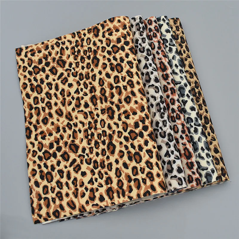 A4 21x29cm Leopard Printed PVC Leather Fabric DIY Sewing Material Garments Craft Accessories
A4 21x29cm Leopard Printed PVC Leather Fabric DIY Sewing Material Garments Craft Accessories