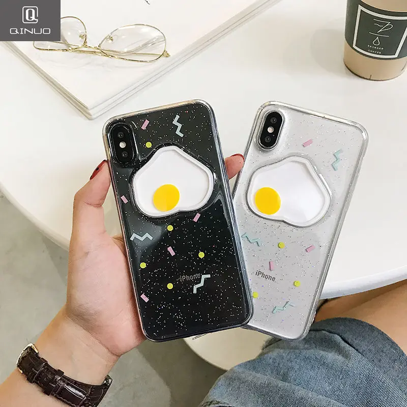 QINUO Cute Egg Liquid Quicksand Glitter Soft Fitted Phone Case for iPhone X 8 8Plus 7 6 6s Plus Drop Shipping Wholesale
QINUO Cute Egg Liquid Quicksand Glitter Soft Fitted Phone Case for iPhone X 8 8Plus 7 6 6s Plus Drop Shipping Wholesale