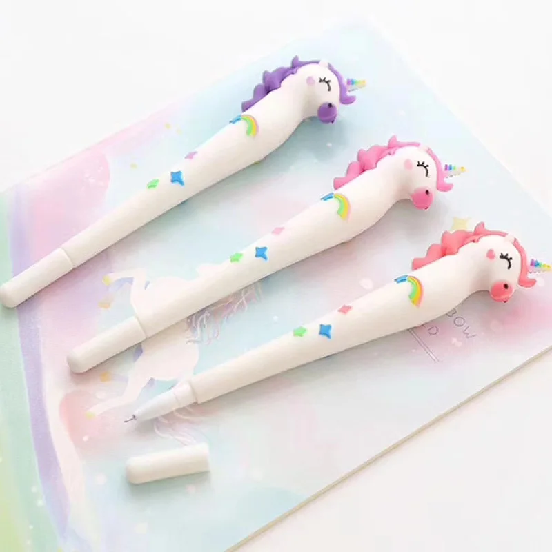 Cute Kawaii Cartoon Animal Unicorn Neutral Pen Candy Color Silica Gel Pens Girl Student School Stationery For Kids Gifts
Cute Kawaii Cartoon Animal Unicorn Neutral Pen Candy Color Silica Gel Pens Girl Student School Stationery For Kids Gifts