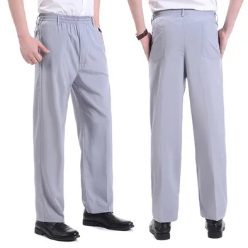 2019 men's casual pants elastic waist men's trousers slacks Tall waist summer thin section
2019 men's casual pants elastic waist men's trousers slacks Tall waist summer thin section
