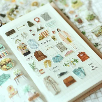 

Literary and artistic life Wedding adhesive paper sticker package DIY diary decoration sticker album scrapbooking