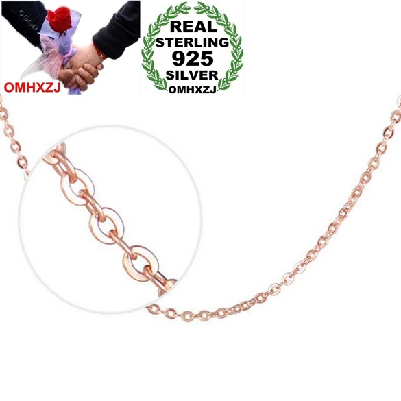 OMH Wholesale Fashion simple Woman 18 inch 1.5mm 925 Sterling Silver Rose gold O word Short Chains Necklaces NK10
OMH Wholesale Fashion simple Woman 18 inch 1.5mm 925 Sterling Silver Rose gold O word Short Chains Necklaces NK10