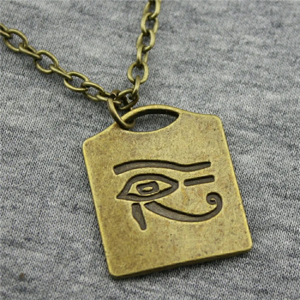 2019 New Vintage 25x21mm Antique Bronze Plated Eye Of Horus Pendant Necklace Jewelry For Women
2019 New Vintage 25x21mm Antique Bronze Plated Eye Of Horus Pendant Necklace Jewelry For Women
