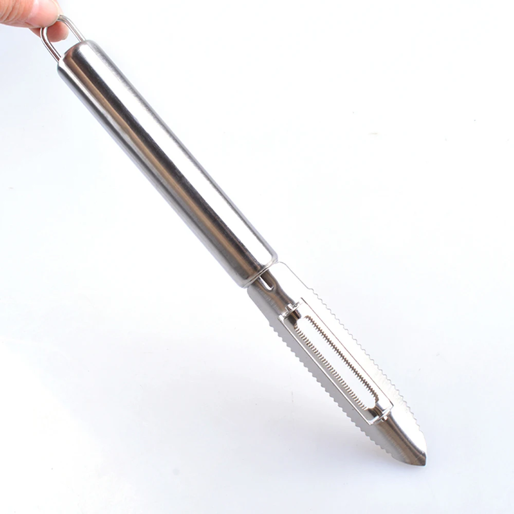 Multifunction Fruit Peeler Stainless Steel Fish Skin Scale Fish Scraper Vegetable Carrot Potato Grater Slicer Kitchen Accessory
Multifunction Fruit Peeler Stainless Steel Fish Skin Scale Fish Scraper Vegetable Carrot Potato Grater Slicer Kitchen Accessory