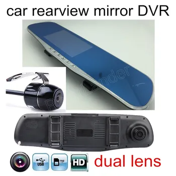 4.3 Inch LCD car Rearview DVR Mirror Full HD dual lens include Rearview Camera Video Recorder include rear Camera free shipping
4.3 Inch LCD car Rearview DVR Mirror Full HD dual lens include Rearview Camera Video Recorder include rear Camera free shipping