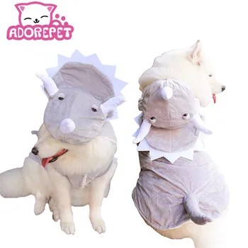 Triceratops Halloween Large Dog Dinosaur Costume Winter Warm Fleece Dog Coat Clothes In Cold Weather For Labrador Bulldog Corgi
Triceratops Halloween Large Dog Dinosaur Costume Winter Warm Fleece Dog Coat Clothes In Cold Weather For Labrador Bulldog Corgi