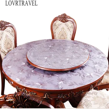 PVC Tablecloth Round Tablecloth Transparent Glass Soft Cloth Table Cover Waterproof Kitchen Pattern Oil Table Cloth
PVC Tablecloth Round Tablecloth Transparent Glass Soft Cloth Table Cover Waterproof Kitchen Pattern Oil Table Cloth
