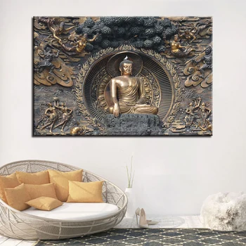 1 Pcs Buddhism Buddha Statue HD Printed Canvas Painting For Living Room Home Decor Wall Art Framework Decoracion Hogar Moderno
1 Pcs Buddhism Buddha Statue HD Printed Canvas Painting For Living Room Home Decor Wall Art Framework Decoracion Hogar Moderno