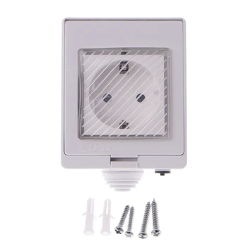 Wireless Smart WIFI Plug Wall Socket Switch IP55 Waterproof Outdoor Smart Socket Remote Control EU Standard Socket AC 100-250V
Wireless Smart WIFI Plug Wall Socket Switch IP55 Waterproof Outdoor Smart Socket Remote Control EU Standard Socket AC 100-250V