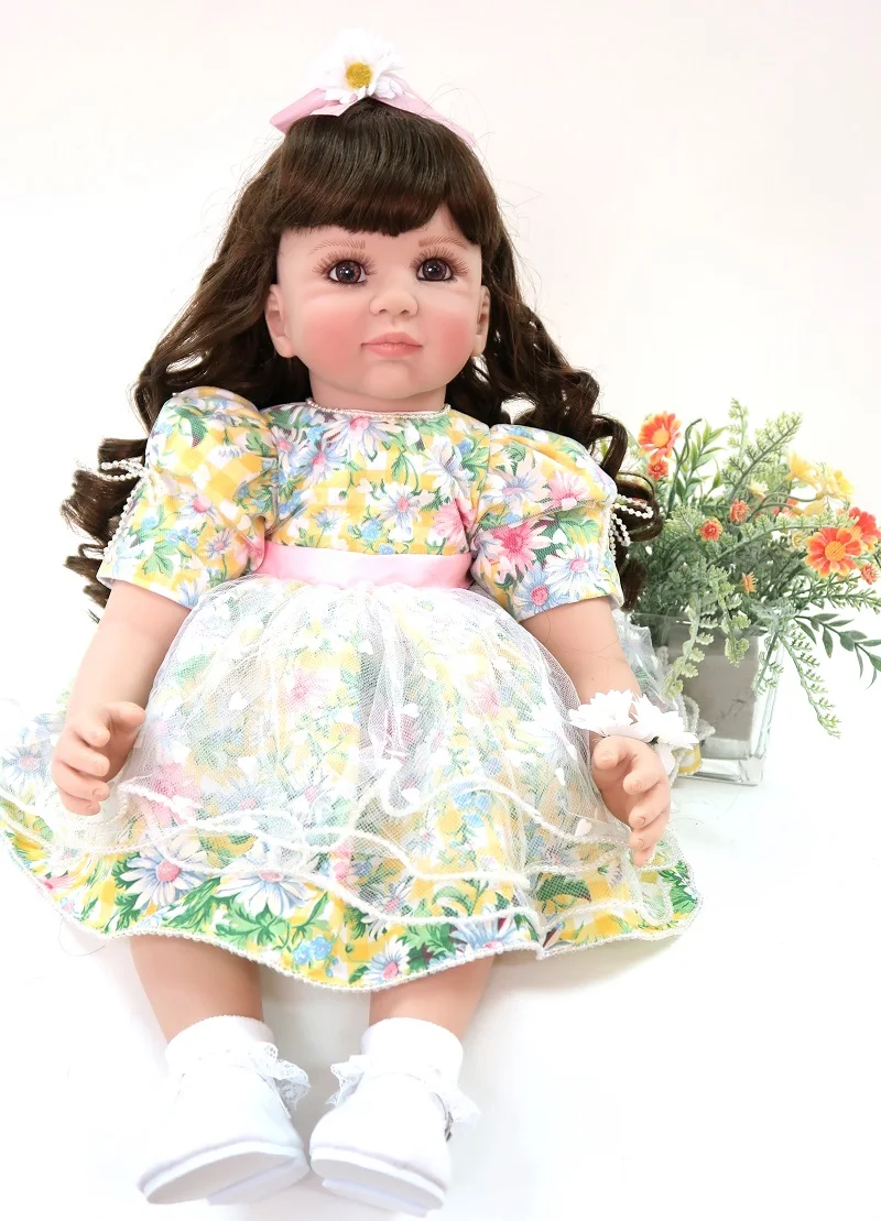 Beautiful Bebes reborn menina 3/4 silicone reborn baby doll toys for kids gift play house doll boneca reborn silicone completa d
Beautiful Bebes reborn menina 3/4 silicone reborn baby doll toys for kids gift play house doll boneca reborn silicone completa d