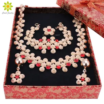 Nigerian African Beads Collar Statement Gold Color Necklace Earrings Bracelet Ring Women Wedding Party Accessories+Gift Boxes
Nigerian African Beads Collar Statement Gold Color Necklace Earrings Bracelet Ring Women Wedding Party Accessories+Gift Boxes