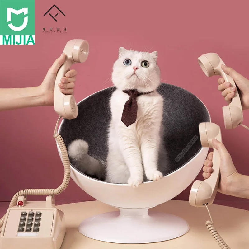 Xiaomi Youpin Catboss Cat Nest Rotating Interactive Fiber Lining Simple and Comfortable Nest Cat Dog Bed for Pets
Xiaomi Youpin Catboss Cat Nest Rotating Interactive Fiber Lining Simple and Comfortable Nest Cat Dog Bed for Pets