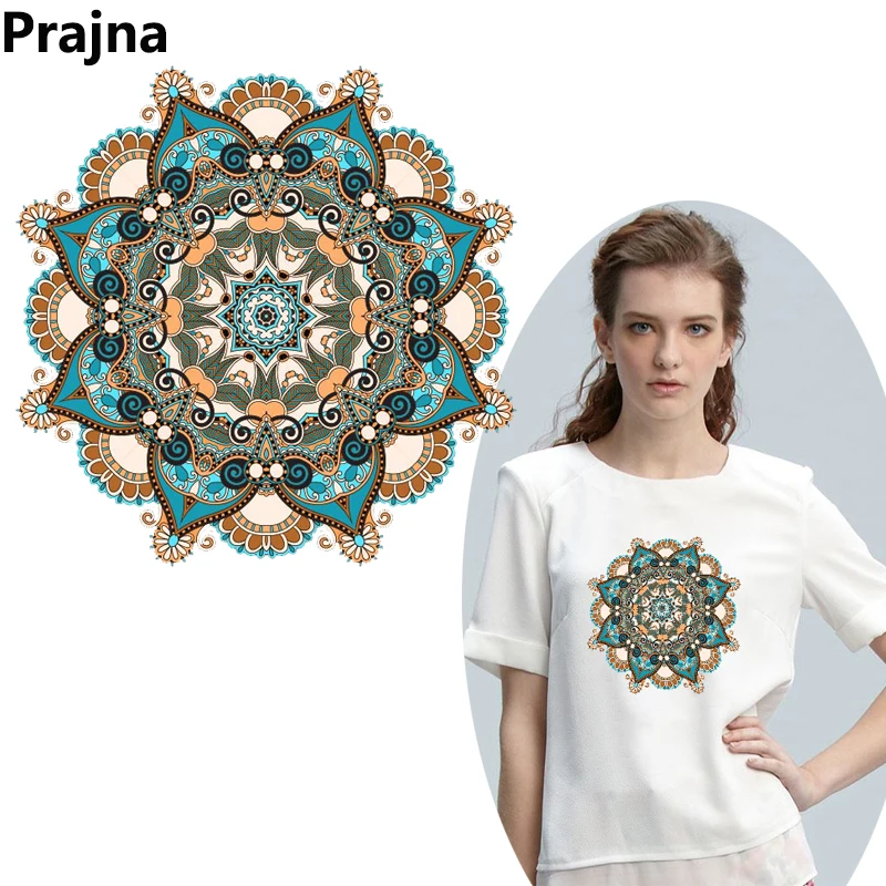 Prajna PVC Vinyl Printed Patch Mandala Thermal Transfers Iron On Stickers Cartoon Applique Decoration For Clothing Washable 2018
Prajna PVC Vinyl Printed Patch Mandala Thermal Transfers Iron On Stickers Cartoon Applique Decoration For Clothing Washable 2018