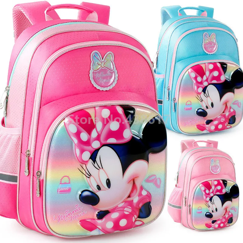 New 3D Rainbow Minnie Girls Backpack School Bag For Kids Children Elementary Primary School Book Bags
New 3D Rainbow Minnie Girls Backpack School Bag For Kids Children Elementary Primary School Book Bags