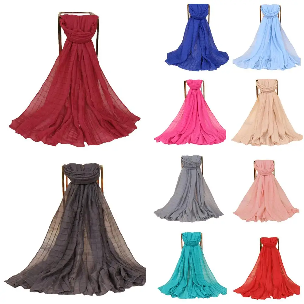 Muslim Women Scarves Scarf Wrap Maxi Hijab Long Headwear Cotton Linen Shawl Soft Wrinkle Crinkle Hijab Headscarf Turban 180*85cm
Muslim Women Scarves Scarf Wrap Maxi Hijab Long Headwear Cotton Linen Shawl Soft Wrinkle Crinkle Hijab Headscarf Turban 180*85cm
