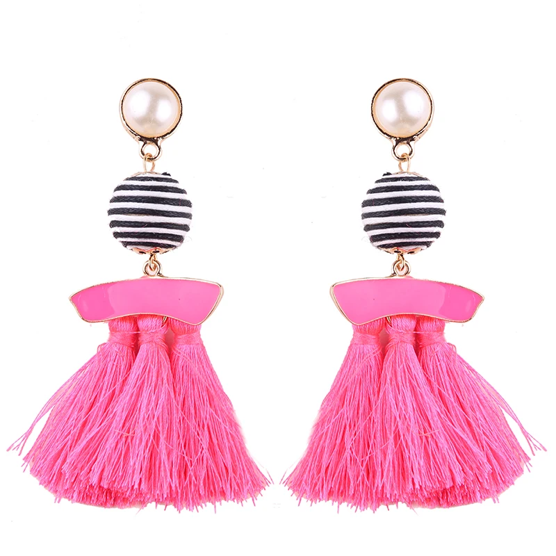 Fringed Fashion Tassel Earrings*