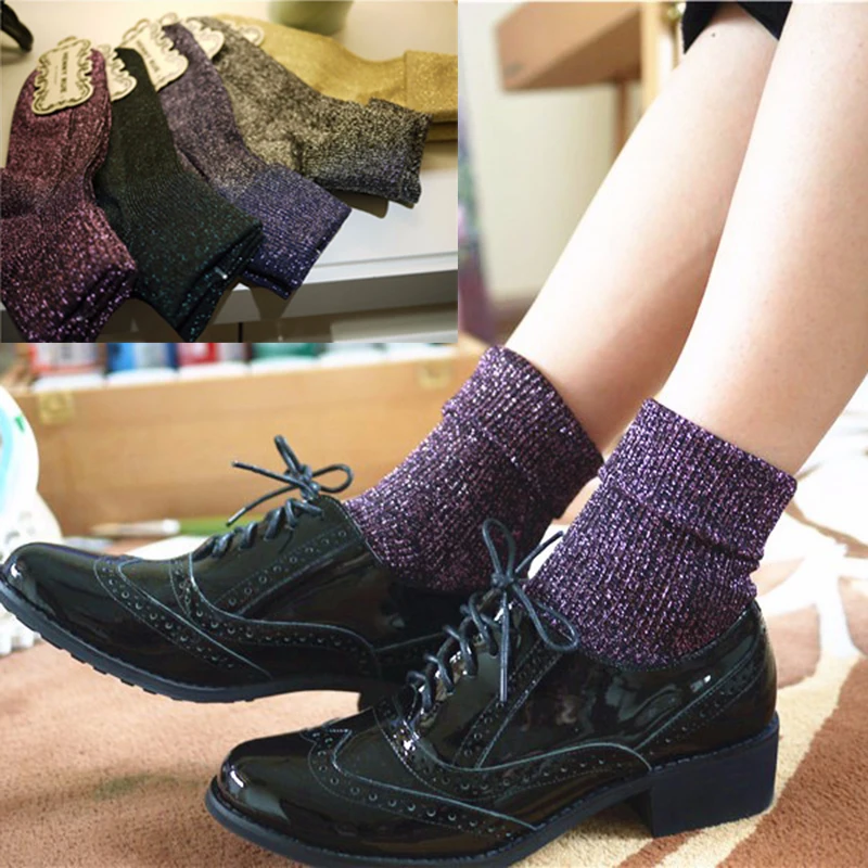 high quality fashion shining socks warm autumn winter thickened knitted thermal women brand long harajuku boot socks christmas
high quality fashion shining socks warm autumn winter thickened knitted thermal women brand long harajuku boot socks christmas