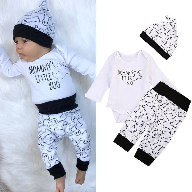 Little Newborn Baby Boys Girls Top Bodysuit Pants Leggings Hat Outfits Set for Infant Girl Boy 2017 Halloween Festival Clothes
Little Newborn Baby Boys Girls Top Bodysuit Pants Leggings Hat Outfits Set for Infant Girl Boy 2017 Halloween Festival Clothes