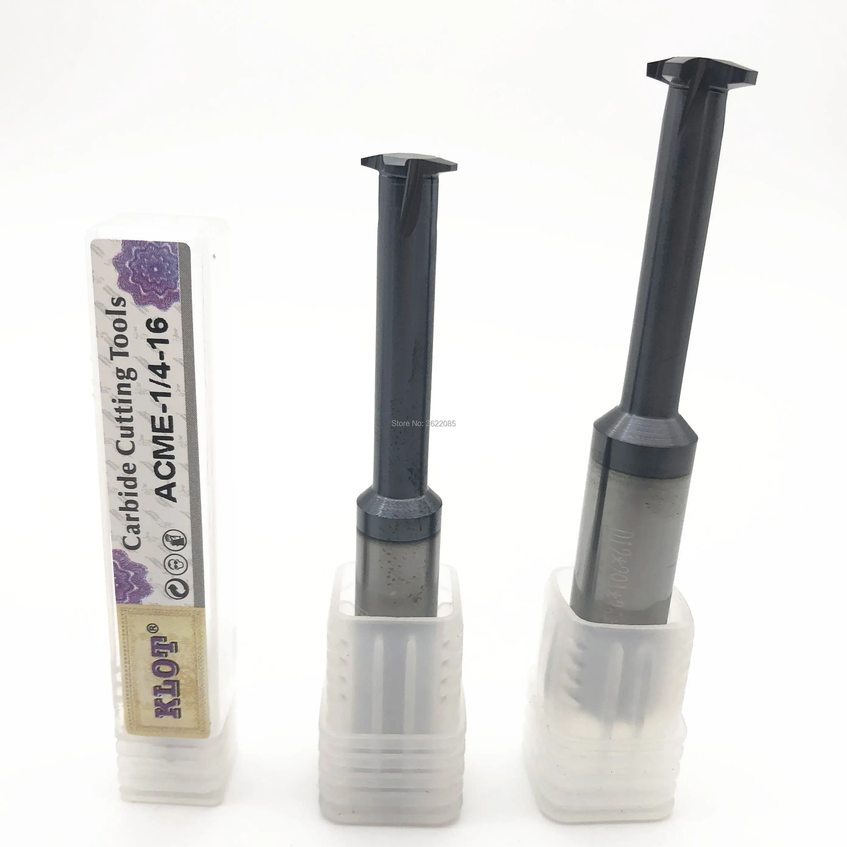 KLOT HRC60 Coated Solid Carbide 1 Tooth Angle 30 degree Thread Milling cutter TR1.5 TR2.0 TR3.0 TR4.0 TR5.0
KLOT HRC60 Coated Solid Carbide 1 Tooth Angle 30 degree Thread Milling cutter TR1.5 TR2.0 TR3.0 TR4.0 TR5.0