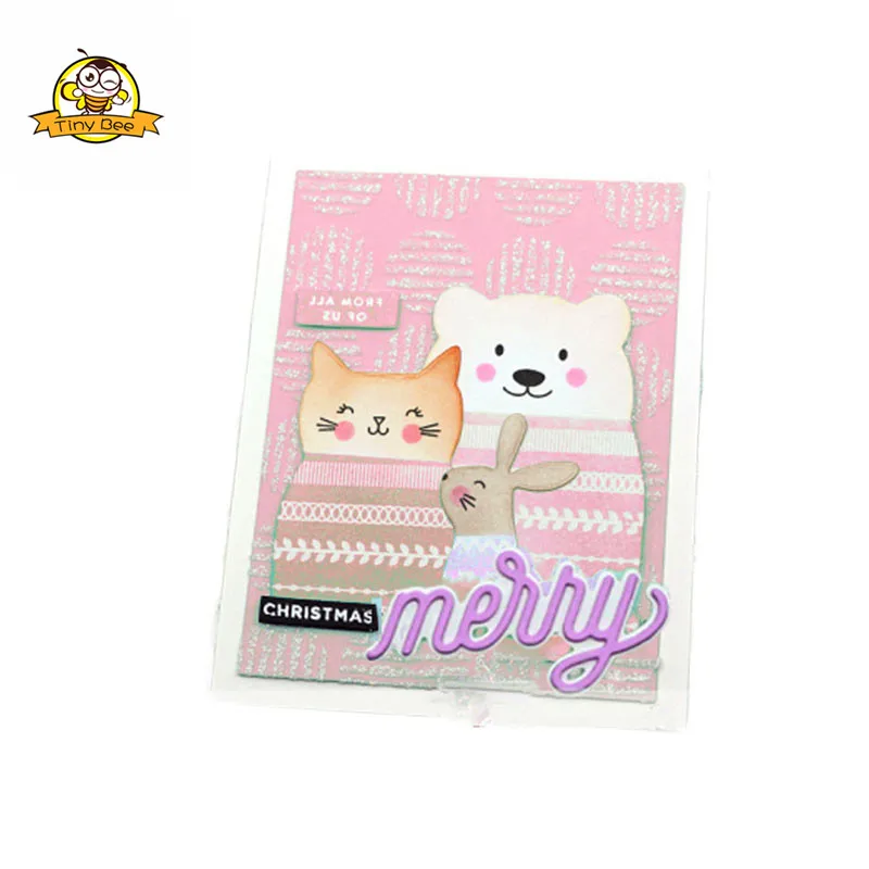 Merry Christmas Wishes Word Banner Stamps DIY Scrapbooking Card Stencil Paper Craft Handmade Album Handbook Decoration
Merry Christmas Wishes Word Banner Stamps DIY Scrapbooking Card Stencil Paper Craft Handmade Album Handbook Decoration