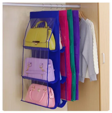 6 Pockets Folding Hanging Handbag Storage Organizer Hanging Sundry bags Storage Bags for Close Home Supplies Closet Organizer
6 Pockets Folding Hanging Handbag Storage Organizer Hanging Sundry bags Storage Bags for Close Home Supplies Closet Organizer