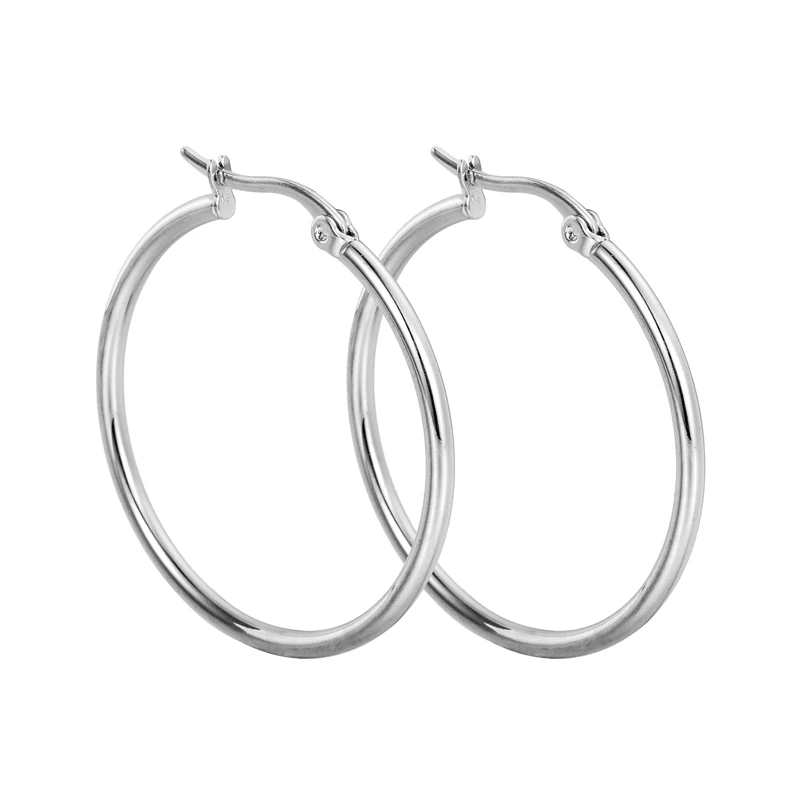 FUNIQUE Hiphop Big Hoop Earrings 2018 Female Silver Color Stainless Steel Jewelry Big Circle Round Huggie Earrings
FUNIQUE Hiphop Big Hoop Earrings 2018 Female Silver Color Stainless Steel Jewelry Big Circle Round Huggie Earrings
