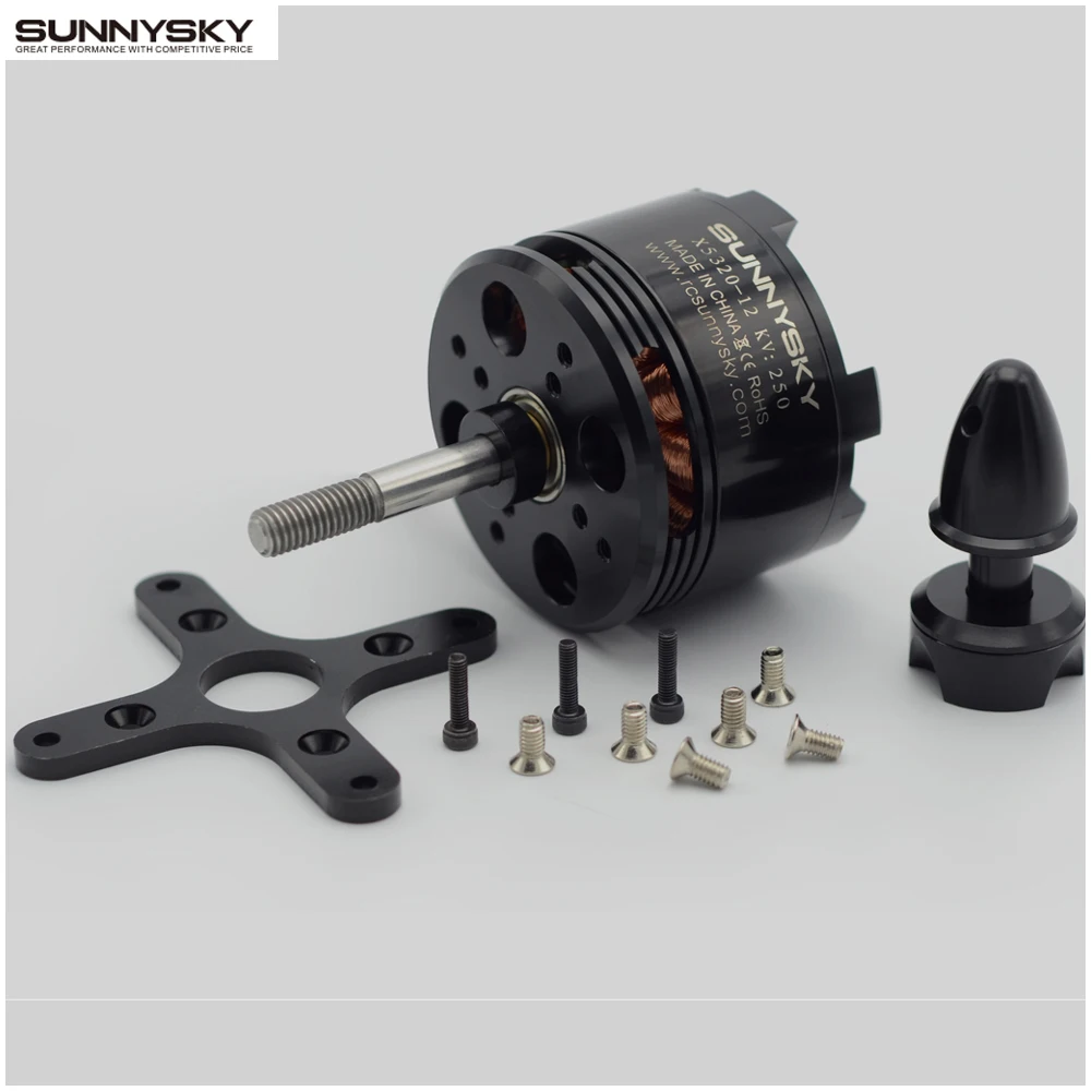 SunnySky X5320 210KV 250KV 370KV high effectiveness brushless motor for 3D stunt Drone
SunnySky X5320 210KV 250KV 370KV high effectiveness brushless motor for 3D stunt Drone