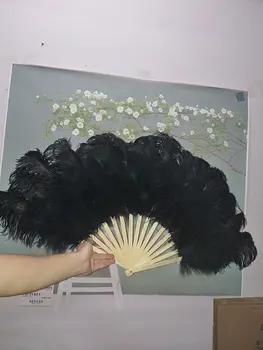 Wholesale big ostrich feather double fan with bamboo pole Halloween party decorating jewelry required 15 bones belly dance fan
Wholesale big ostrich feather double fan with bamboo pole Halloween party decorating jewelry required 15 bones belly dance fan