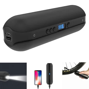 Air Pressure Pump150PSI Bike Electric Inflator Bicycle Tire Power Bank Light High Quality PC & ABS Material Durable
Air Pressure Pump150PSI Bike Electric Inflator Bicycle Tire Power Bank Light High Quality PC & ABS Material Durable