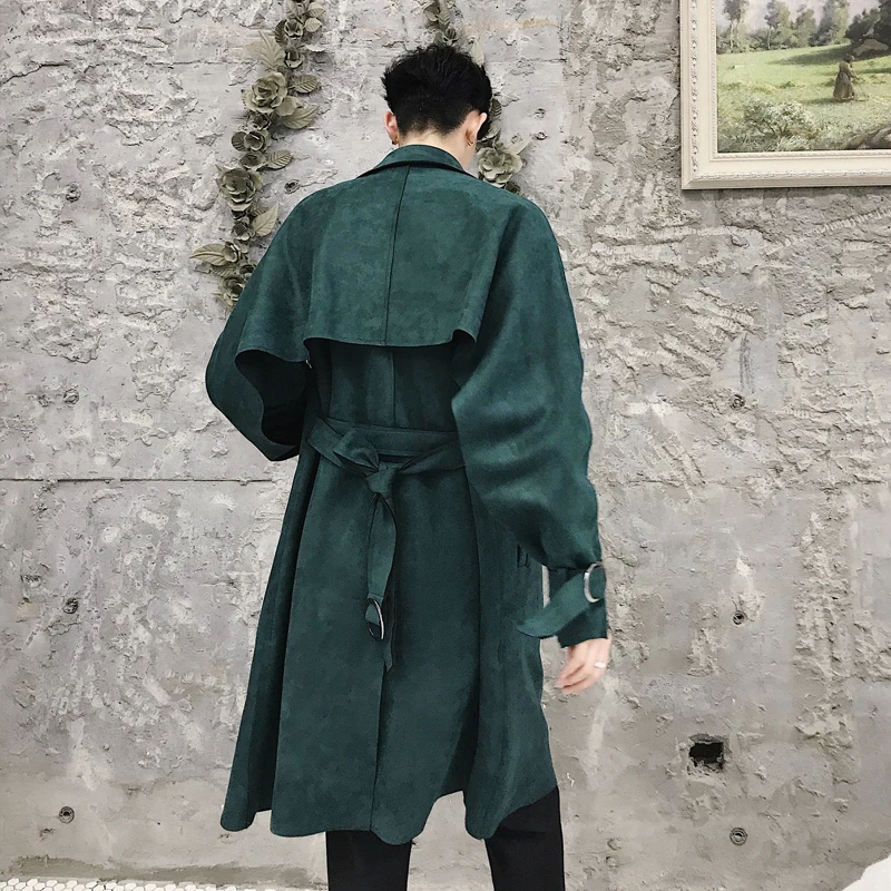 NEW Fashion Vintage loose bat sleeves laces no buttons winter clothes suede medium length pure color men's coat
NEW Fashion Vintage loose bat sleeves laces no buttons winter clothes suede medium length pure color men's coat