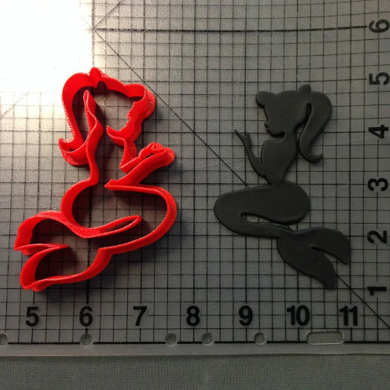 Fairy Tale The Little Mermaid Character Cookie Cutter Set Fondant Cupcake Moulds Made 3D Printed For Cake Decorating Tools
Fairy Tale The Little Mermaid Character Cookie Cutter Set Fondant Cupcake Moulds Made 3D Printed For Cake Decorating Tools