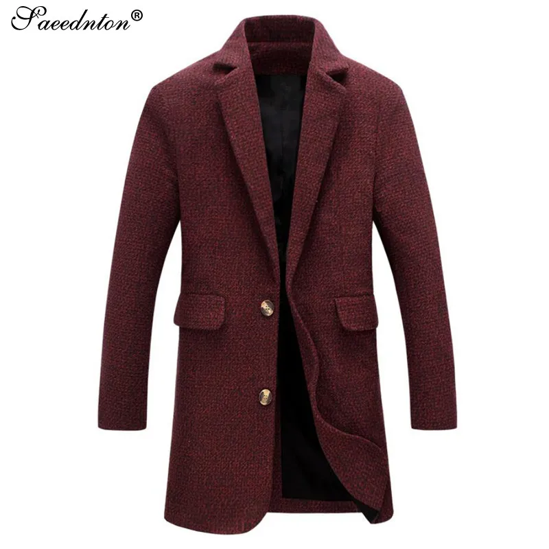 2019 Autumn And Winter New Mens Solid Color Casual Business Woolen Coats Mens High-end Brand Slim Long Woolen Coat Male Jacket
2019 Autumn And Winter New Mens Solid Color Casual Business Woolen Coats Mens High-end Brand Slim Long Woolen Coat Male Jacket