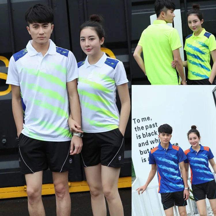 Turn-down collar Couples mounted Men/women Tennis Shirts shorts sports Badminton Table Tennis Jersey sportswear tracksuit
Turn-down collar Couples mounted Men/women Tennis Shirts shorts sports Badminton Table Tennis Jersey sportswear tracksuit