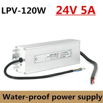 (LPV-120-24) 24V 5A Power supply 120w led waterproof power supply aluminum case IP67 110VAC or 220VAC input high quality
(LPV-120-24) 24V 5A Power supply 120w led waterproof power supply aluminum case IP67 110VAC or 220VAC input high quality