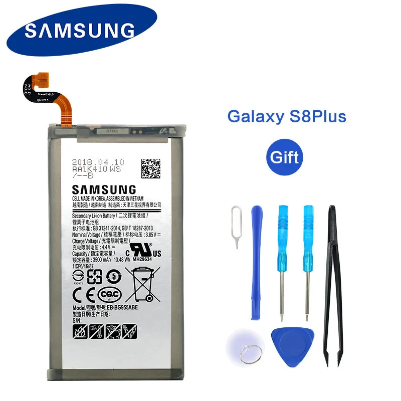 Samsung Original Battery For Samsung Galaxy S8 Plus G955 G955F G955A G955T G955S G955P 3500mAh EB-BG955ABE
Samsung Original Battery For Samsung Galaxy S8 Plus G955 G955F G955A G955T G955S G955P 3500mAh EB-BG955ABE