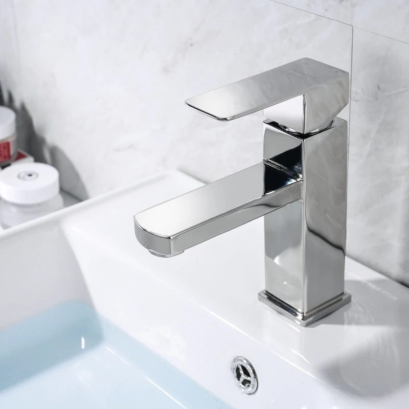 IVRICH Square Polished Basin Faucet Total Stainless Steel Structure Single Flat Handle Single Hose Deck Mounted Sink Tap ML301
IVRICH Square Polished Basin Faucet Total Stainless Steel Structure Single Flat Handle Single Hose Deck Mounted Sink Tap ML301