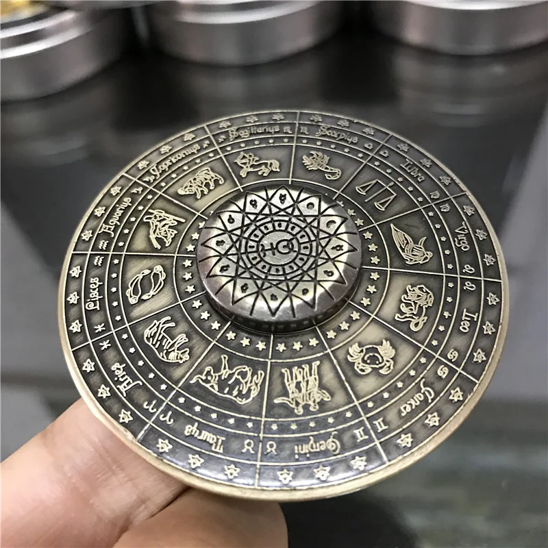 Egyptian Twelve Constellation UFO Hand Spinner Round Vintage Fidget Spinner Relieve Stress Anxiety Autism Adults Children Gifts
Egyptian Twelve Constellation UFO Hand Spinner Round Vintage Fidget Spinner Relieve Stress Anxiety Autism Adults Children Gifts