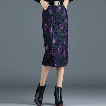 2018 Spring Fall Fashion Office Lady Womens High Waisted Placket Embroidery Flower Mid Calf Skirt , Female Woman Slim 4xl Skirts
2018 Spring Fall Fashion Office Lady Womens High Waisted Placket Embroidery Flower Mid Calf Skirt , Female Woman Slim 4xl Skirts