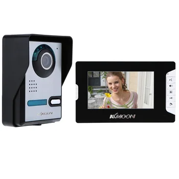 KKmoon 7" TFT Color LCD Display Video Door Phone Intercom Doorbell System Kit IR Night Vision Rainproof Security Camera For Home
KKmoon 7" TFT Color LCD Display Video Door Phone Intercom Doorbell System Kit IR Night Vision Rainproof Security Camera For Home