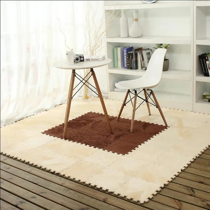 

free shipping eva+ soft shaggy floor rug carpet mat/indoor plush carpet velvet mats puzzle Shaggy Pile Area Rug mat
